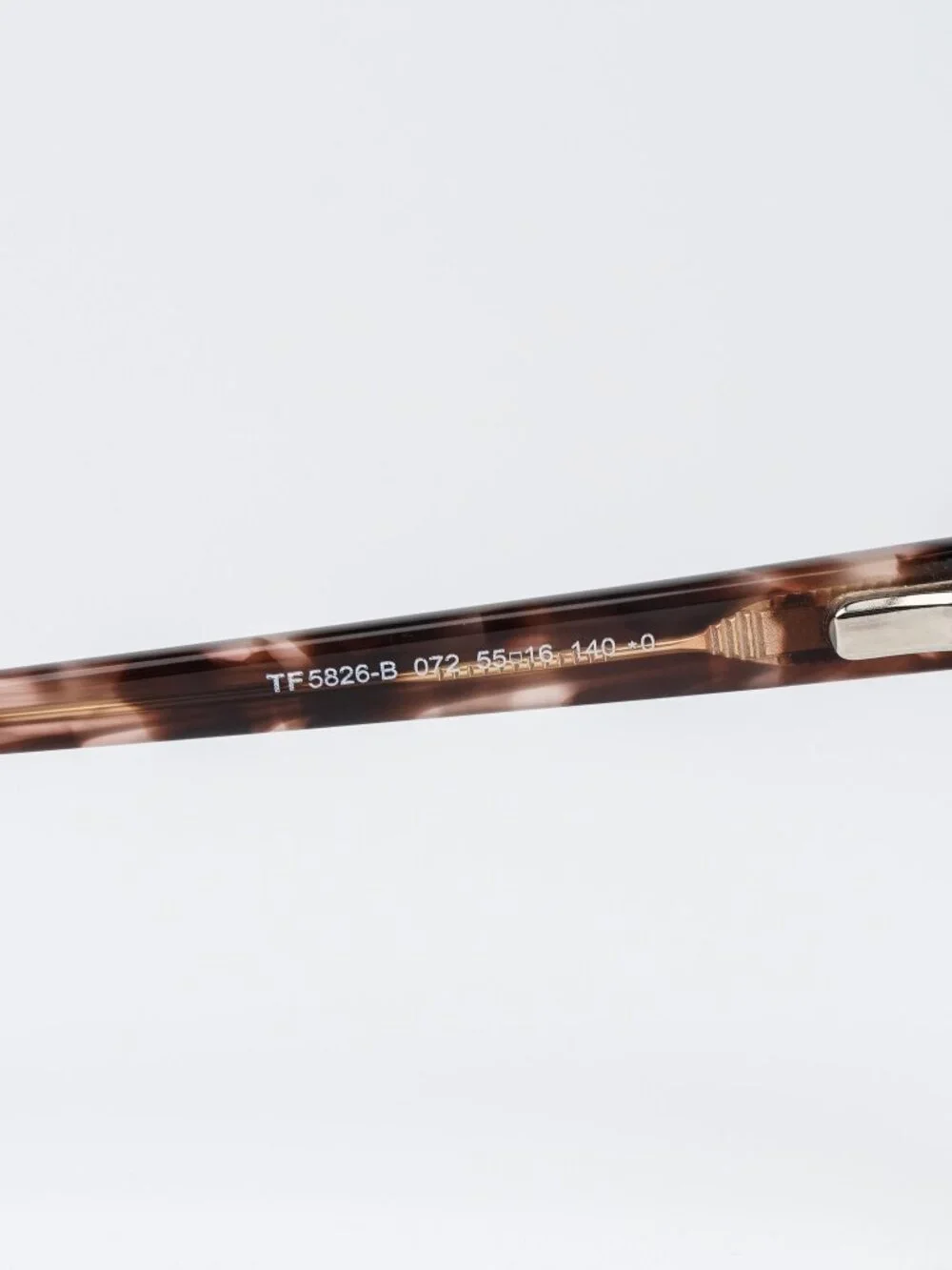 Tom Ford Women Eyeglasses Transparent Pink Cat Eye FT5826-B 072 NEW AUTHENTIC